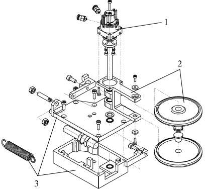 導(dǎo)煙輪驅(qū)動裝置示意圖