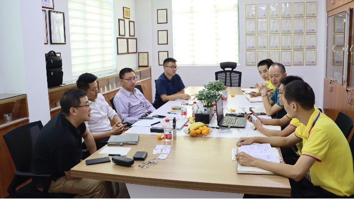 費斯托FESTO蒞臨廣東諾能泰自動化技術有限公司考察